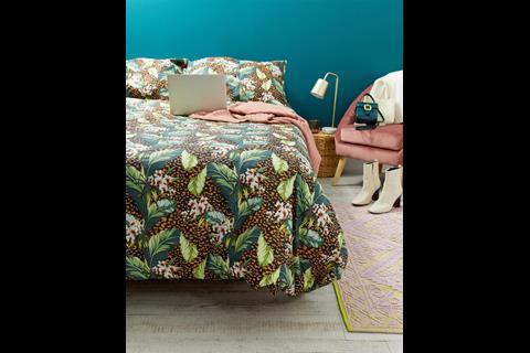 Asos Supply animal & leaf double duvet